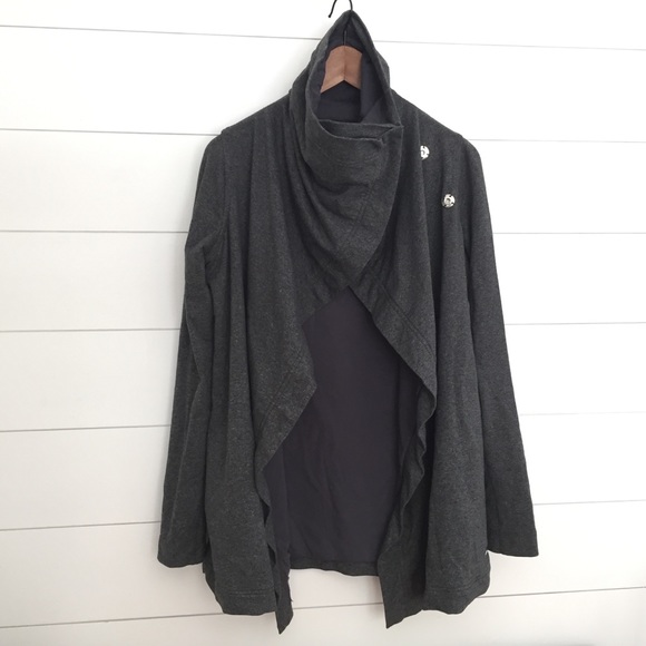 🛑 SOLD LULULEMON Savasana Wrap Jacket Heathered - Picture 10 of 16